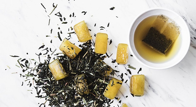Đá viên trà xanh mật ong trị thâm ngăn mụn hiệu quả